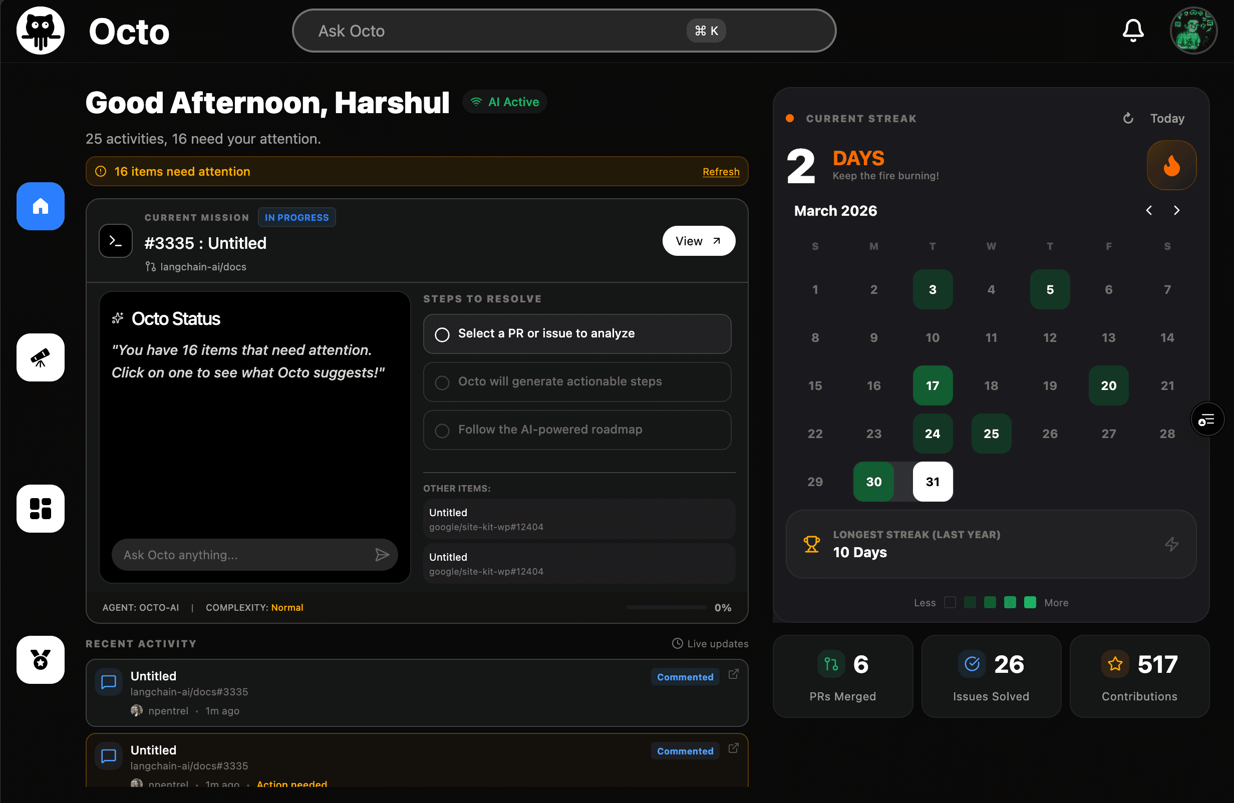 Sup application screenshot